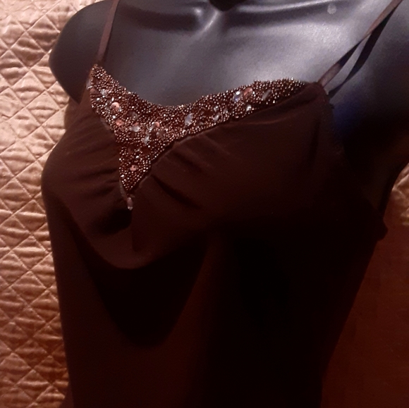 Super cute classy tank with bling - Picture 2 of 5